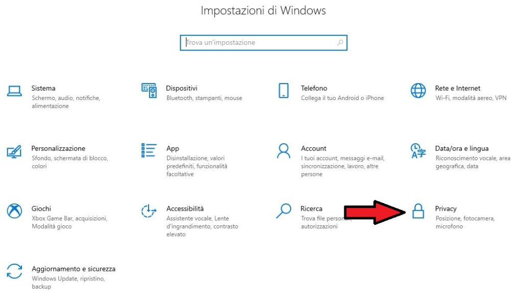 La webcam non funziona su Windows 10 ?